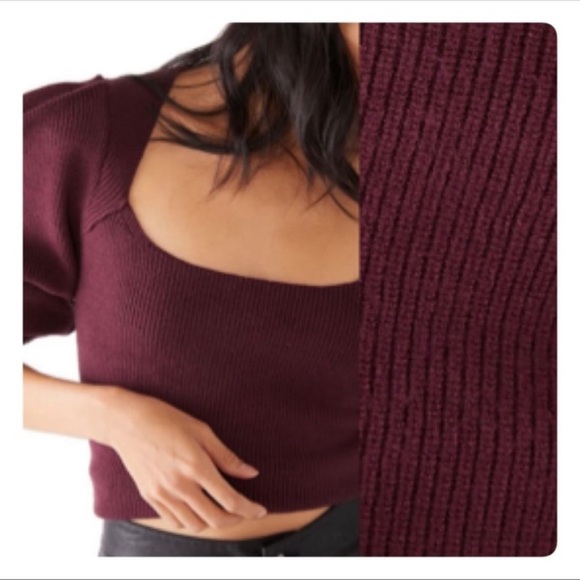 Free People SAFFRON OPEN BACK SWEATER SIZE X-LARGE NWT - Picture 7 of 14